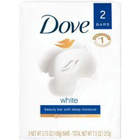 Dove Beauty Bars, White, 8 Ounce