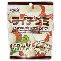 Kasugai Gummy Candy, Lychee, 1.76 Ounce