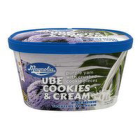 Magnolia Ube Cookies & Cream Premium Ice Cream, 1.5 Quart