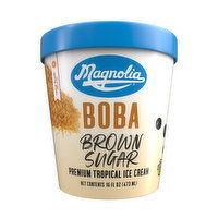 Magnolia Boba Brown Sugar Ice Cream, 16 Ounce