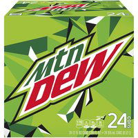 Mtn Dew, Cans (Pack of 24), 288 Ounce