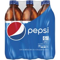 Pepsi, Bottles (Pack of 6), 144 Ounce