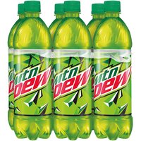 Mtn Dew, Bottles (Pack of 6), 144 Ounce