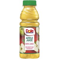 Dole Juice, 100% Apple, 15.2 Ounce