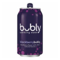 Bubly Blackberry Single Can, 12 Ounce