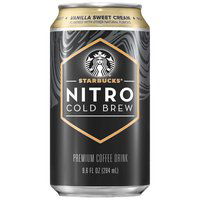 Starbucks Nitro Cold Brew Coffee, Vanilla Sweet Cream, 9.6 Ounce