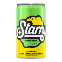 Starry Mini Lemon Lime Soda (6-pack), 45 Ounce