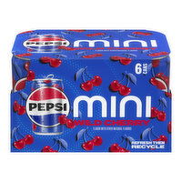 Pepsi Wild Cherry Mini Can 6pk, 45 Ounce