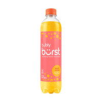 Bubly Burst Peach Mango Sparkling Water, 16.9 Ounce