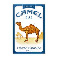 Camel Cigarettes, Blue, Turkish & Domestic Blend, 1 Each