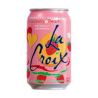 LaCroix Strawberry Peach (Single), 12 Ounce