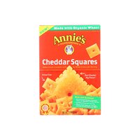 Annie's Cheddar Crackers, Squares, 1 Ounce