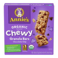 Annie's Organic Chocolate Chip Chewy Granola Bars (6-count), 5.34 Ounce