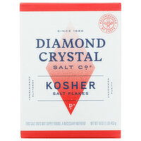 Diamond Crystal Kosher Salt Flakes, 1 Pound