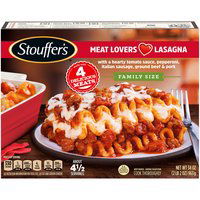 Stouffer's Classics Meat Lovers Lasagna, Family Size, 34 Ounce