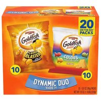 Pepperidge Farm Goldfish Cheddar Crackers, Variety Pack, 18 Ounce
