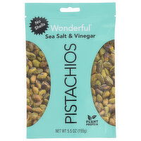 Wonderful Pistachios Sea Salt Vinegar, No Shell, 5.5 Ounce