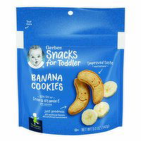 Gerber Toddler Snacks Banana Cookies, 5 Ounce