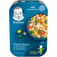 Gerber Lil' Entrees, Pasta Stars with Chicken, 6 Ounce