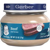 Gerber 2nd Foods Beef & Beef Gravy, 2.5 Ounce