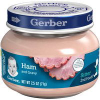 Gerber 2nd Baby Food, Ham & Ham Gravy, 2.5 Ounce