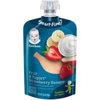 Gerber Fruit & Yogurt, Strawberry Banana, 3.5 Ounce