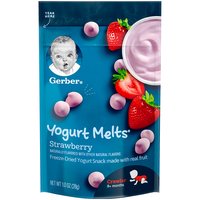 Gerber Yogurt Melts, Strawberry, 1 Ounce