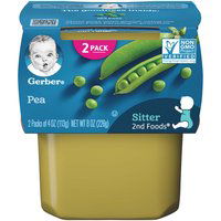 Gerber 2nd Baby Food, Pea , 8 Ounce