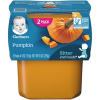 Gerber 2nd Foods Pumpkin Baby Food, 8 Ounce