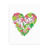 Nico Tropical Heart Card, 1 Each