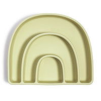 Ava + Oliver Rainbow Plate Honeydew, 1 Each