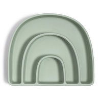 Ava + Oliver Rainbow Plate Mint, 1 Each