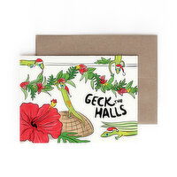 Hontas Higa Card Holiday Geck The Halls, 1 Each