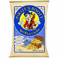 Pirate's Booty Puffs, Aged White Cheddar, 4 Ounce