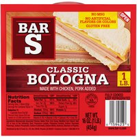 Bar-S Classic Bologna, 16 Ounce