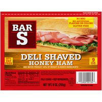 Bar-S Deli Shaved Honey Ham, 9 Ounce