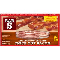 Bar-S Applewood Smoked Thick Cut Bacon, 12 Ounce