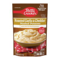 Betty Crocker Roasted Garlic & Cheddar Mashed Potatoes, 4 Ounce