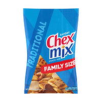 Chex Mix Traditional Savory Snack Mix Family Size, 13.5 Ounce