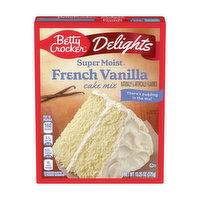 Betty Crocker Super Moist French Vanilla Cake Mix, 13.25 Ounce