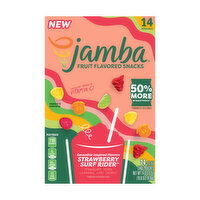 Jamba Strawberry Surf Rider Fruit Flavored Snacks,14-count, 16.8 Ounce