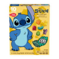 Betty Crocker Disney Stitch Fruit Flavored Snacks (10-count), 8 Ounce