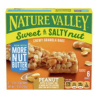 Nature Valley Sweet & Salty Granola Bars, Peanut (Pack of 6), 7.4 Ounce