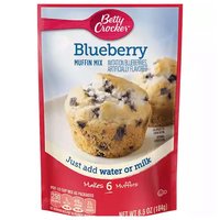 Betty Crocker Muffin Mix, Blueberry, 6.5 Ounce