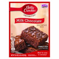 Betty Crocker Brownie Mix, Milk Chocolate, Family Size, 18.4 Ounce