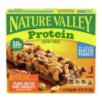 Nature Valley Protein Chewy Bars, Peanut Butter Dark Chocolate, 7.1 Ounce