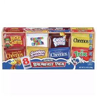 General Mills Cereal Breakfast Pack, Pouches, 9.14 Ounce