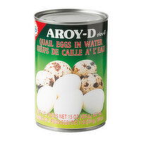 Aroy D Quail Eggs In Water, 15 Ounce