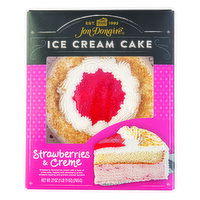 Jon Donaire Ice Cream Cake Strawberry & Creme, 27 Ounce