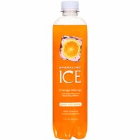 Sparkling Ice Beverage, Orange Mango, 17 Ounce